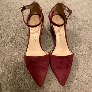 Sole society block heel